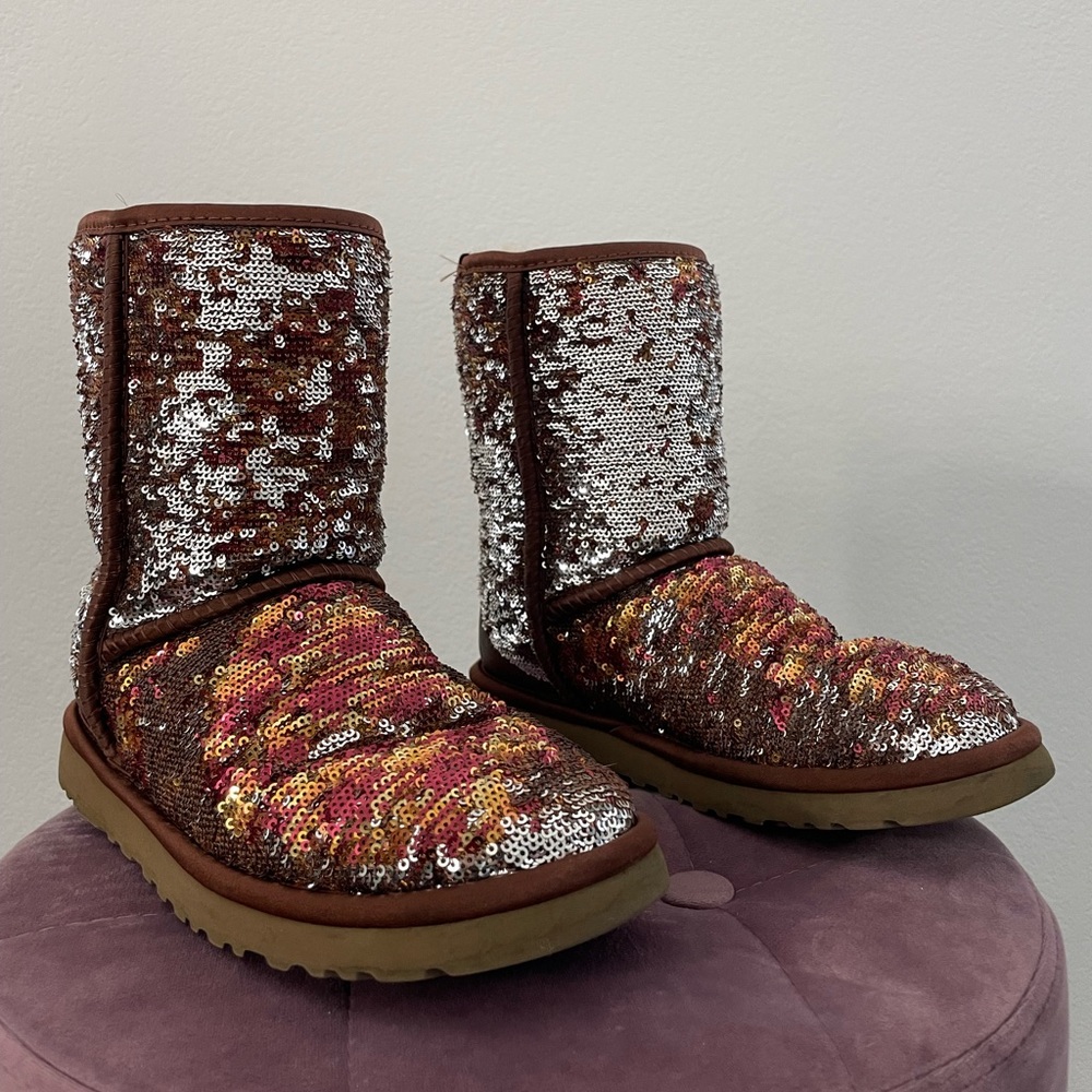 UGG Sequin Bling Winter Boots - size S/N 6 - 37 eu